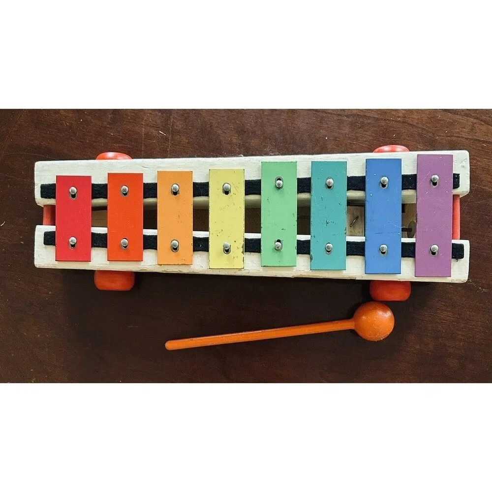 Vintage‎ 1964-1978  Fisher-Price Pull-A-Tune #870 Xylophone Pull Toy